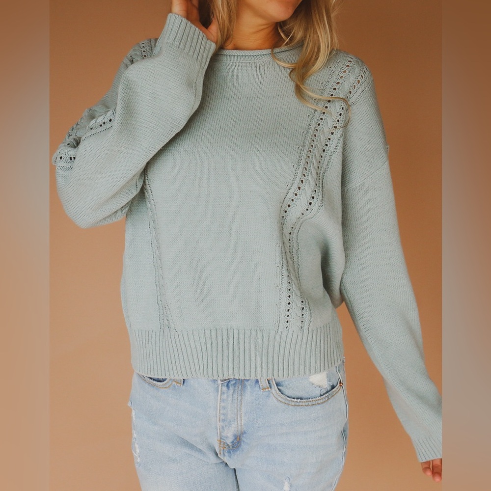 sage sweater